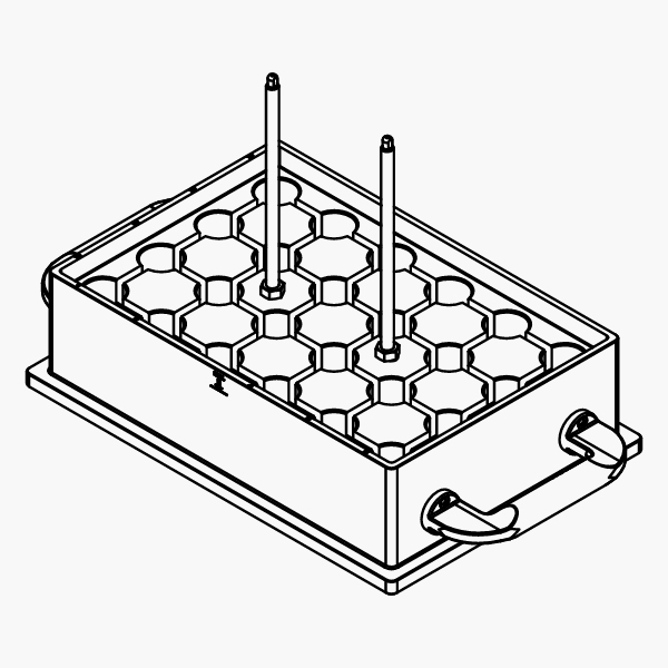 用于 PSE/ASE 药瓶的 Easy­Fill 样品架 R-24 (OD = 27 mm)