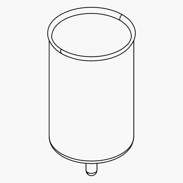 一组 12 个带刻度的玻璃管，适合 Easy­Fill 样品架 R-12，残余体积 1.0 mL