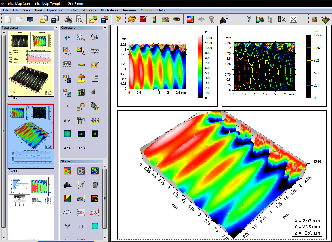 表面成像和计量学软件 Leica Map